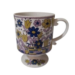 Royal Crown Arnart Smug Mug Pedestal Coffee Tea Cup Vintage
